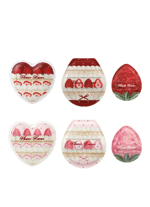 Flower Knows Anniversary Puff Set Piumini Cipria 6 Pezzi