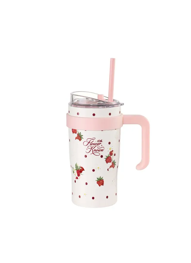 Flower Knows Anniversary Straw Tumbler borraccia 470 ml acciaio